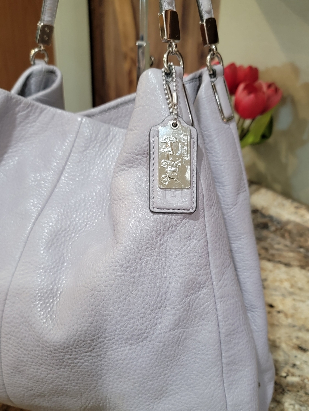 Coach Madison Phoebe Pebbled Leather Bag - Picture 2 of 12